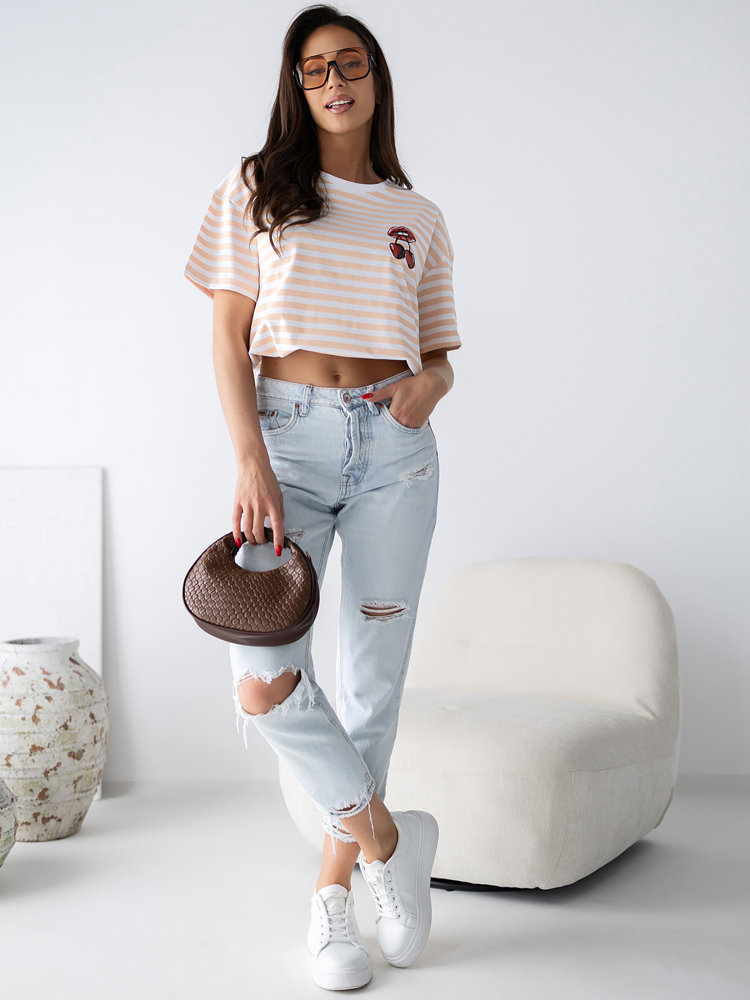 BLOUSE CERISES PÊCHE