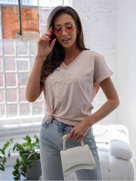BLUSE ELISORA PUDERROSA