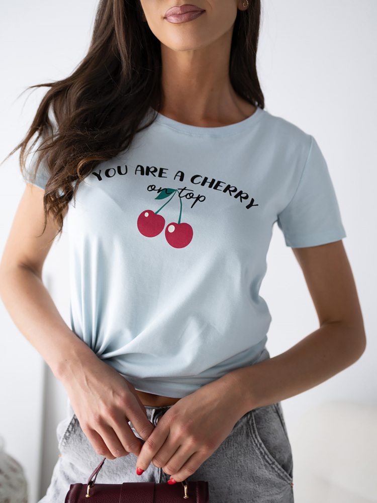 BLUSE ZENARA BLAU