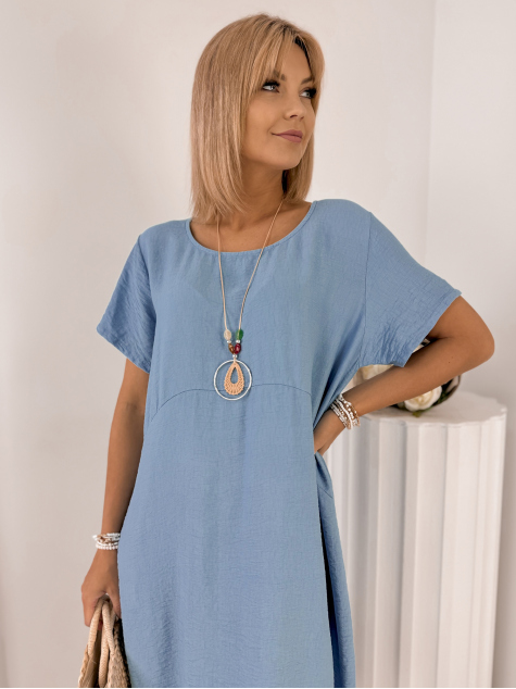 ROBE TANIRA BLEU