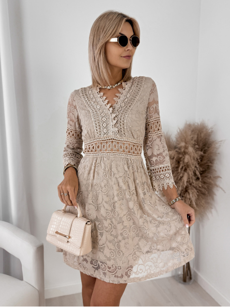 ROBE LOVANI BEIGE