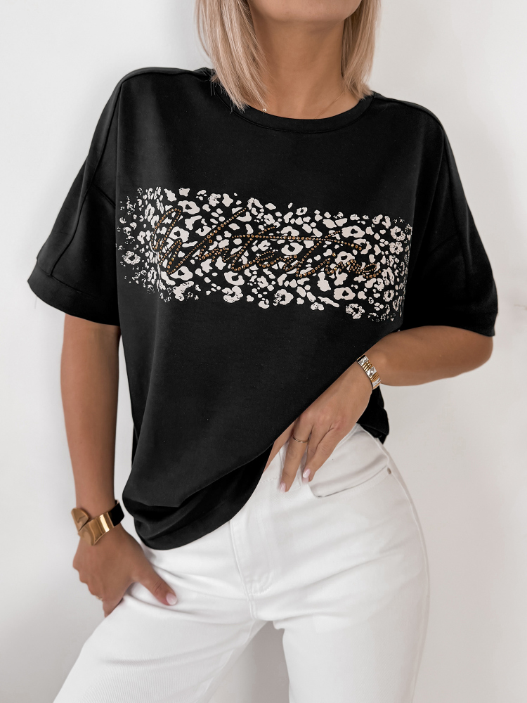 BLUSE WINTERZEIT SCHWARZ
