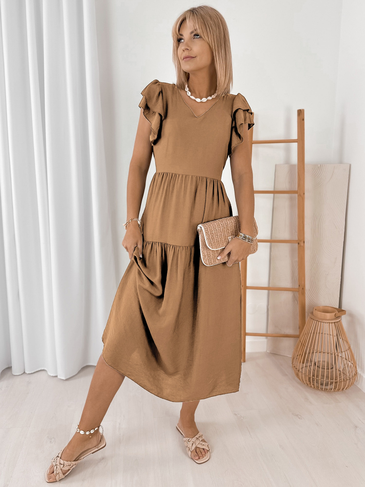 DRESS ISKARA CARAMEL