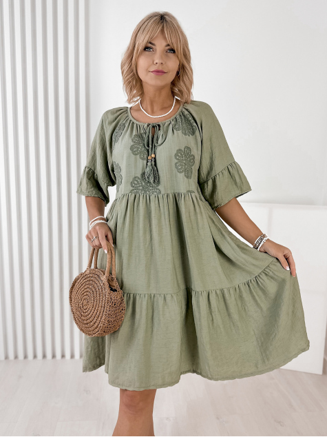 DRESS ARIZENA KHAKI