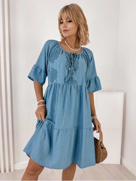 DRESS ARIZENA BLUE