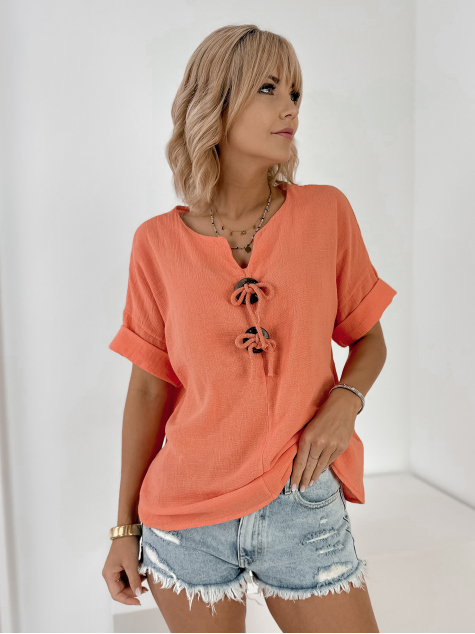 BLOUSE CORAL TERRAIN