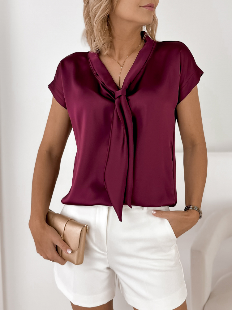 BLUZA ROXANA BORDEAUX