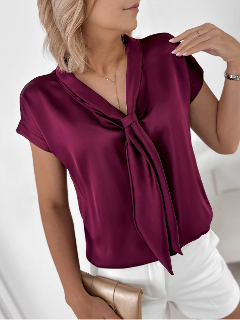 BLOUSE ROXANA BORDEAUX