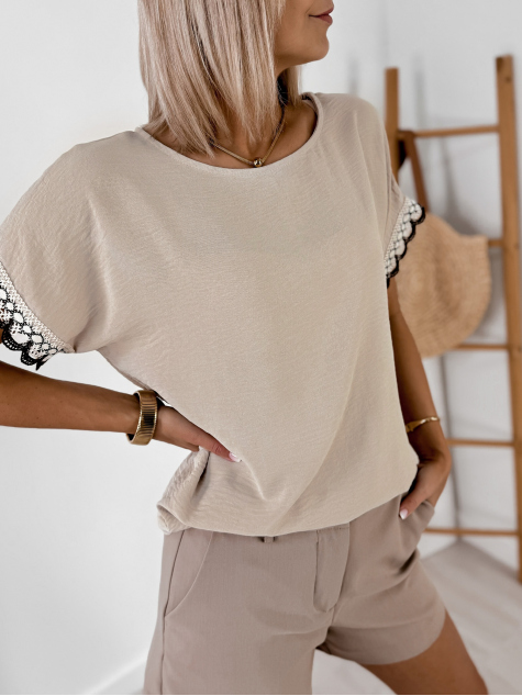 BLUSE GENUA BEIGE