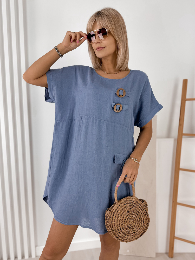 KLEID TAORMIA BLAU