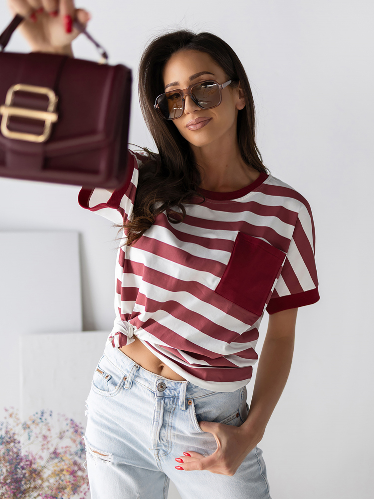 BLUSE NORELA Bordeaux