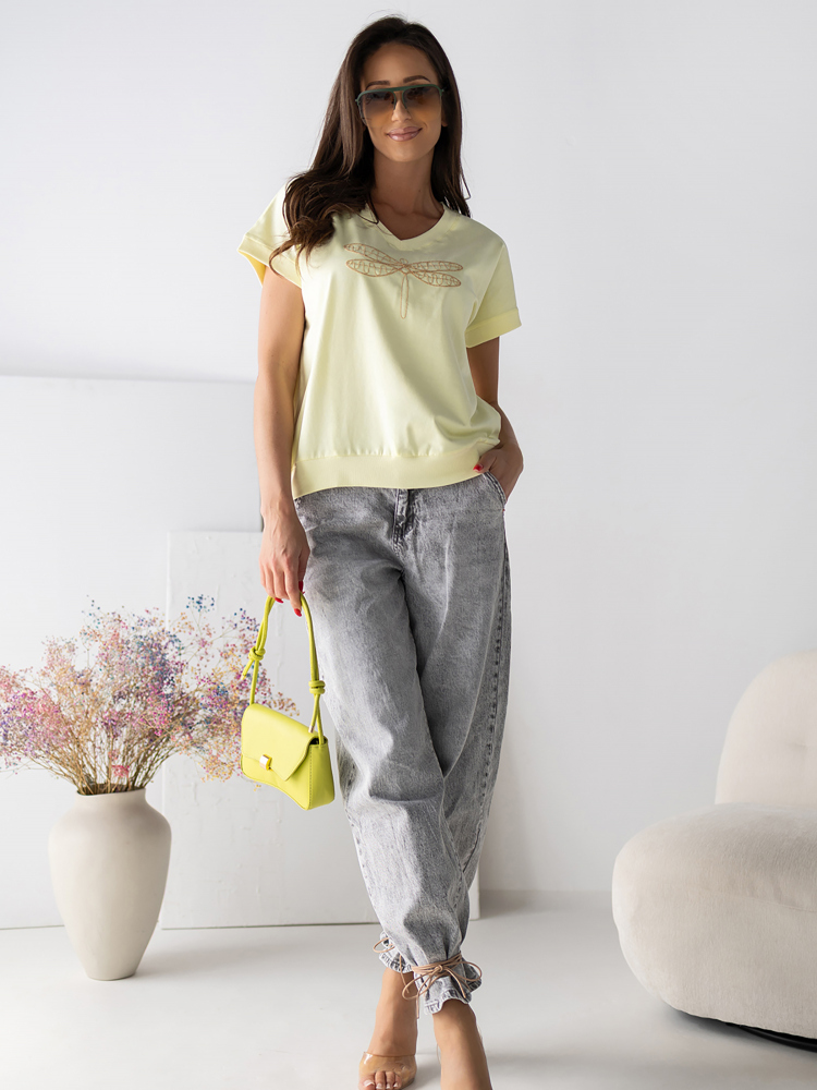 BLOUSE ORVEA JAUNE