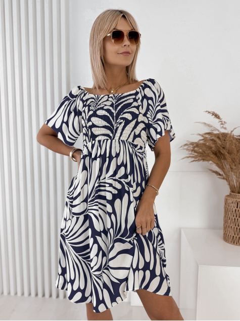 ROBE NALUENA BLEU MARINE