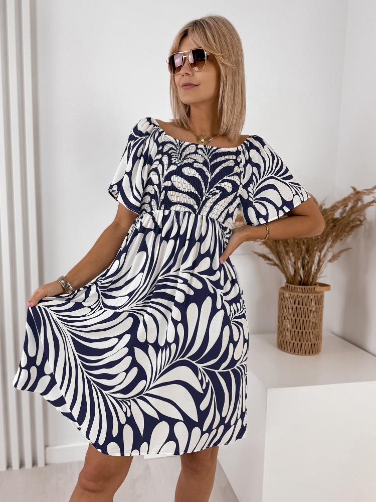 KLEID NALUENA NAVY BLAU