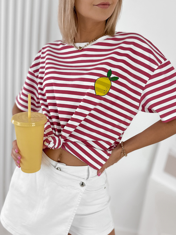 BLÚZKA CITRON MALINOVÁ
