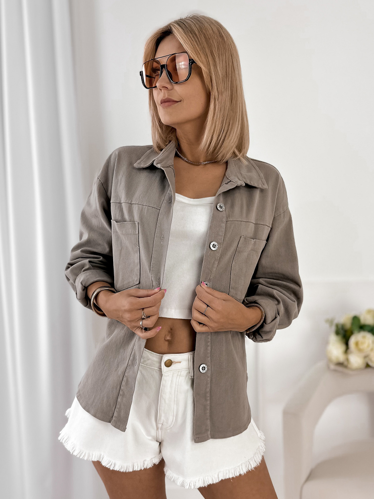 JACKE ROANIE DUNKELBEIGE