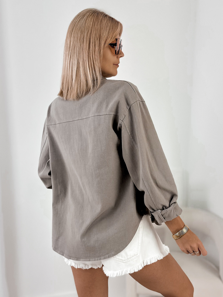 JACKET ROANIE DARK BEIGE