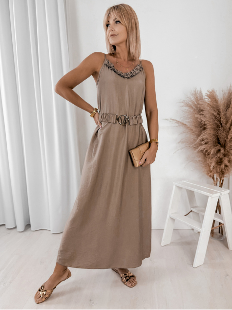 DRESS ANDROSEA DARK BEIGE