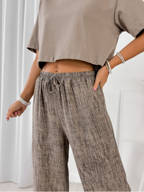 PANTS CALABRIA DARK BEIGE