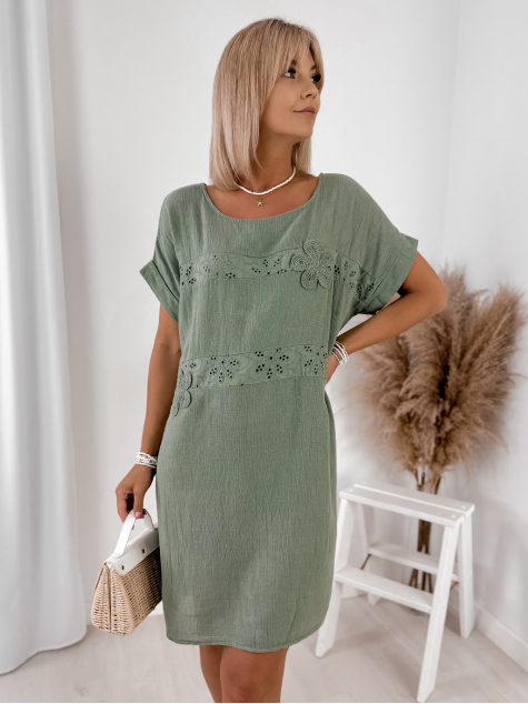 ROBE SERINA KAKI