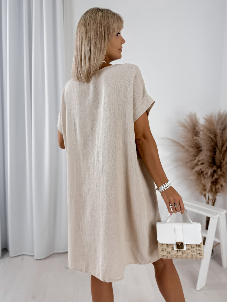 DRESS SERINA BEIGE