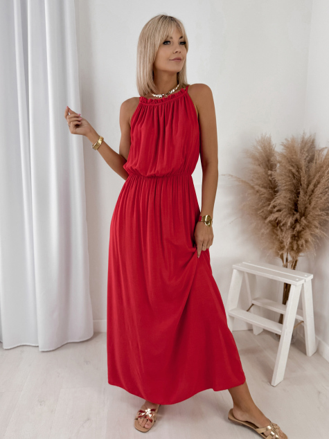 DRESS IKARIA RED