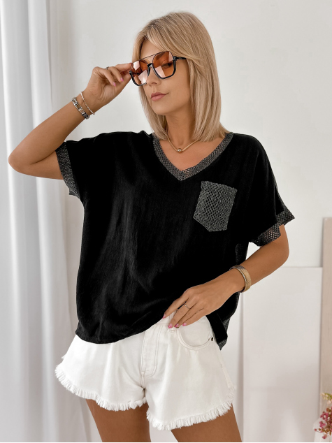 BLUSE YORKINA SCHWARZ