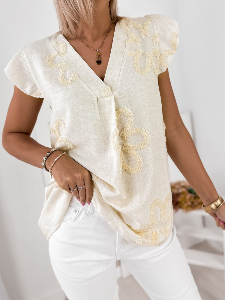 BLOUSE CALANDRINA BEIGE