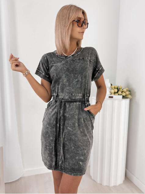 KLEID BAEZA GRAPHITGRAUE