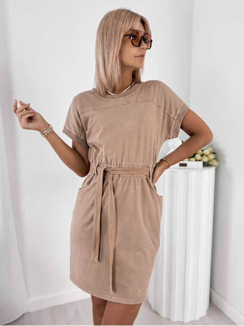 KLEID BAEZA BEIGE
