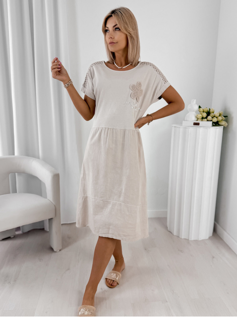 KLEID ROCHE BEIGE