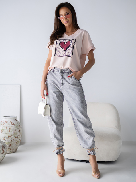 BLOUSE ELZANI POWDER PINK