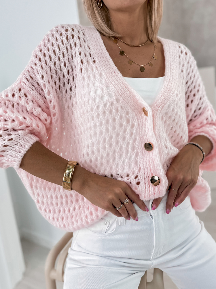 SWEATER FJOLNA ROSE POUDRE