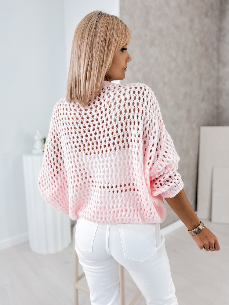 SWEATER FJOLNA ROSE POUDRE