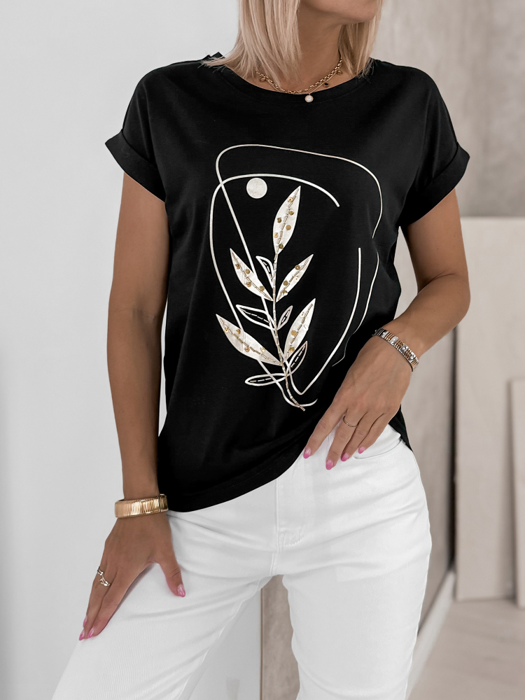 BLUSE JILVE SCHWARZ