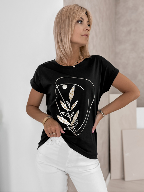 BLUSE JILVE SCHWARZ