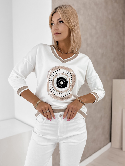 БЛУЗКА GLORIA ЕКРЮ