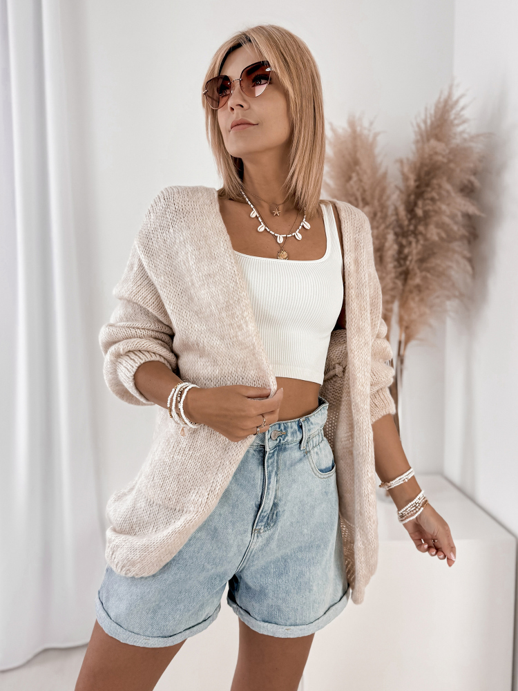 STRICKJACKE ANTILA BEIGE