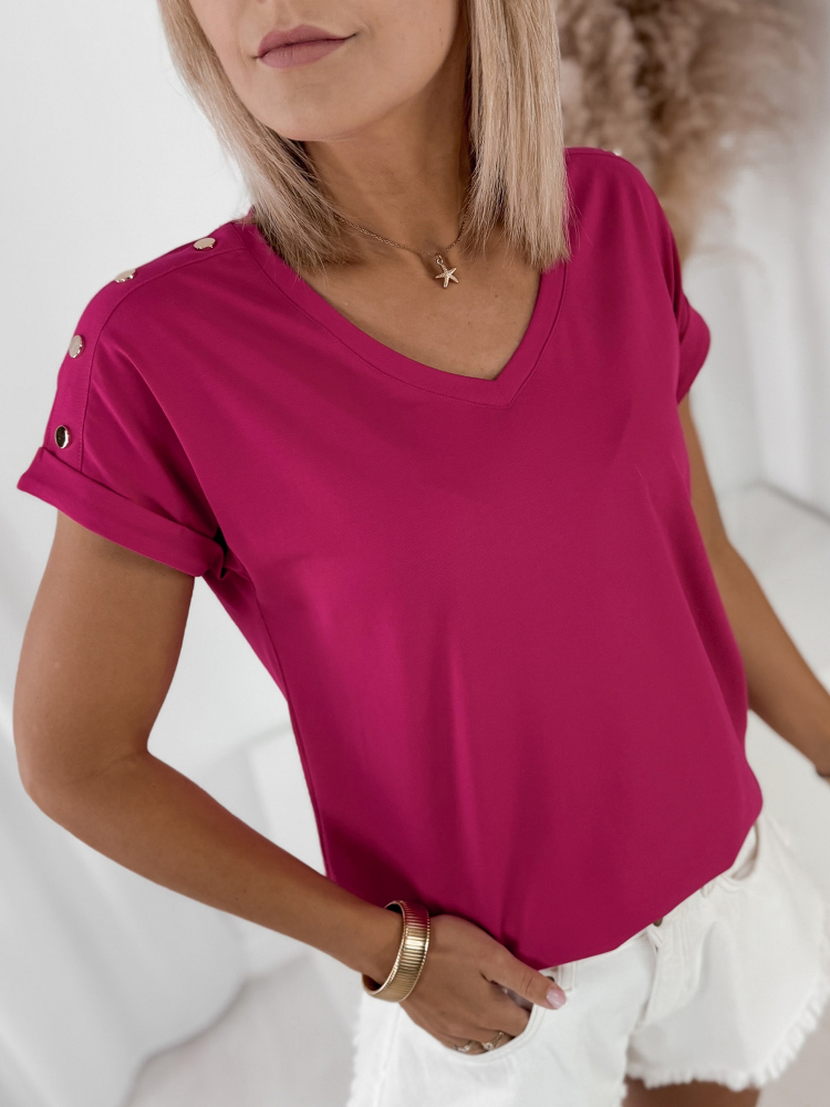 BLUSE PATSY HIMBEERROTE