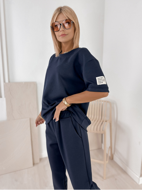 KOMPLET TEPLÁKOVÁ SÚPRAVA FOSCA NAVY BLUE
