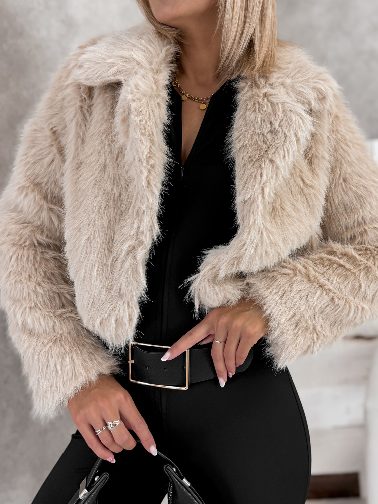 VESTE FOURRURE OTARIA BEIGE