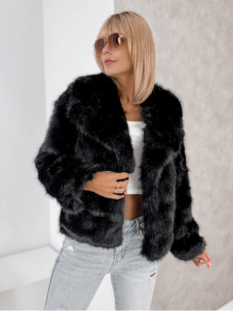JACKET NEMESIA FUR BLACK