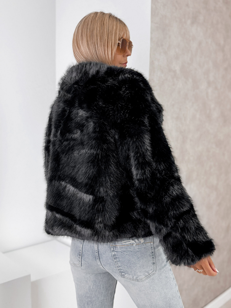JACKET NEMESIA FUR BLACK