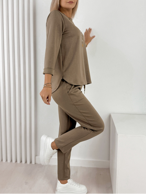 ENSEMBLE TRYZO BEIGE FONCÉ