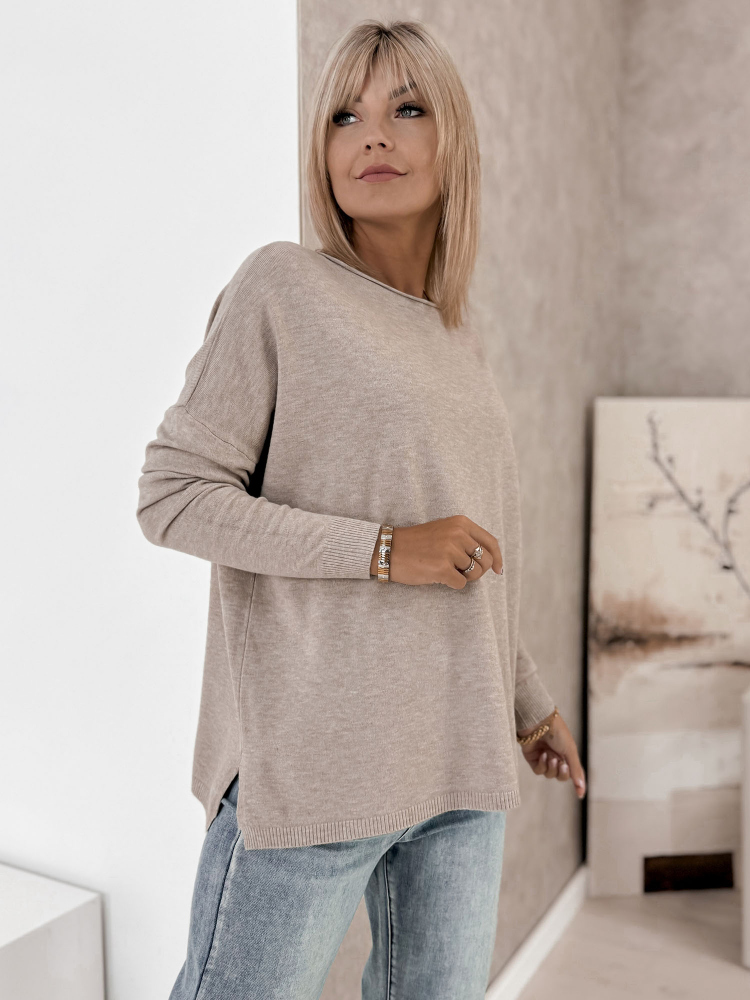 SWEATER TROMSO BEIGE FONCÉ