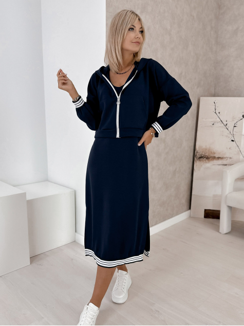 ENSEMBLE HIKARI BLEU MARINE