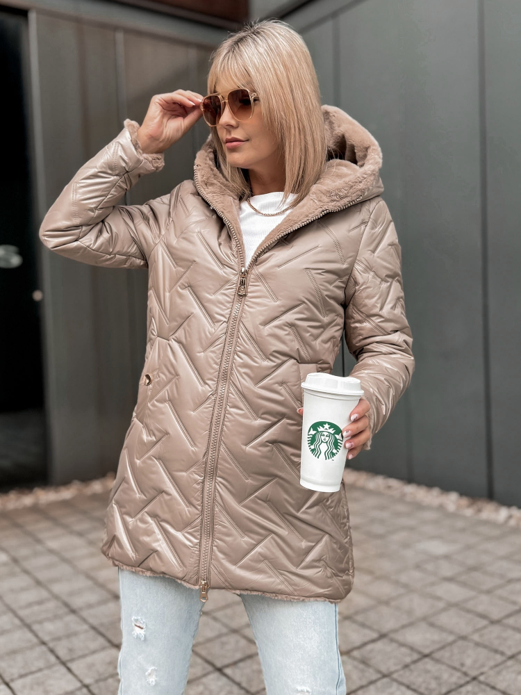 JACKET REYKJA DARK BEIGE