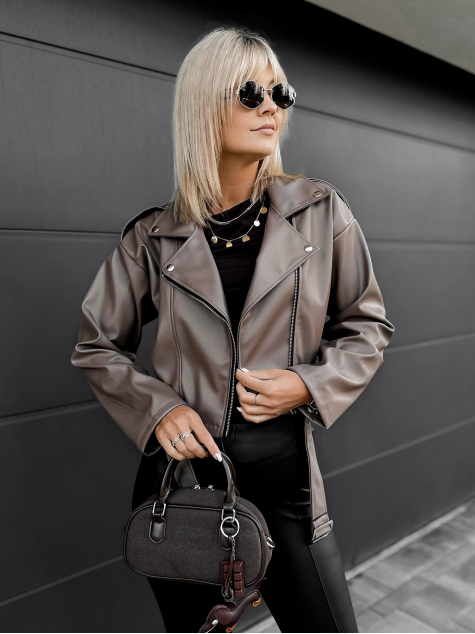 JACKET OBSIDIAN DARK BEIGE