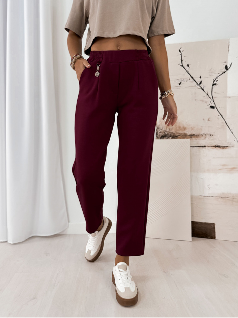 PANTALONI TORQ BORDEAUX
