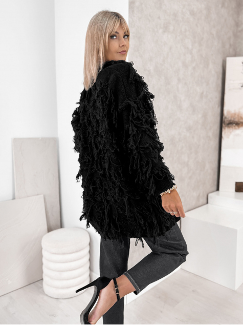 CARDIGAN RAVISSE BLACK
